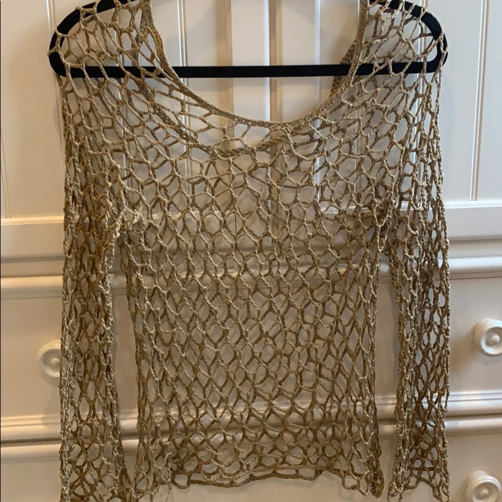 Adorable crochet cover up top